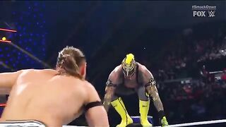 Carlito vs Rey Mysterio and Dragon Lee WWE Smackdown
