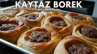 Addictive Turkish Meat Pastry, Hatay's Kaytaz Boregi