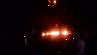 Bedouin evening fireworks