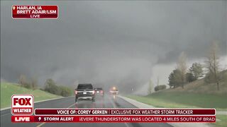 Massive Wedge Tornado Moves Through Iowa
