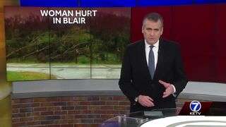 I've never seen anything like this': Woman rescued from rubble as tornado hits Blair