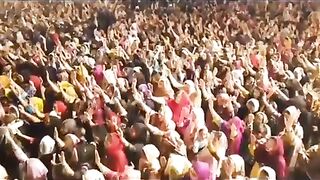 A huge Christian jalsa somewhere in Pakistan.