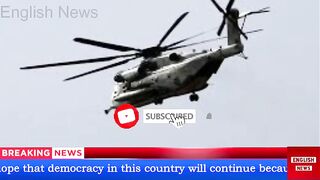 Searching for missing us helicopter