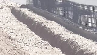How rebar are installed in roads