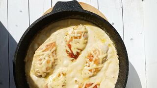 КУРИНОЕ ФИЛЕ В СЛИВОЧНОМ СОУСЕ