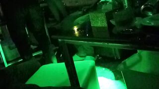 in the club