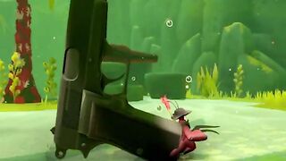 Another Crab's Treasure Lets You Use An Overpowered Gun That 1-Shots Everything.