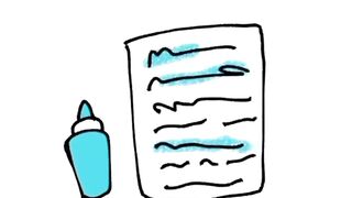 Highlight the important things.