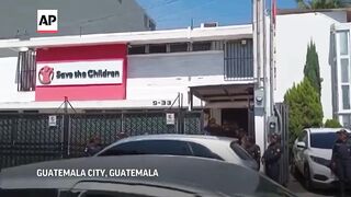 Guatemala prosecutors raid offices of Save the Children charity.