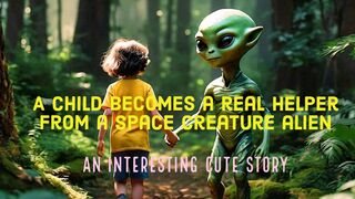An alien came to earth and befriended a lizard