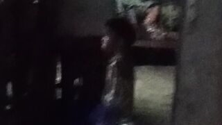 Dancing kid with rap music