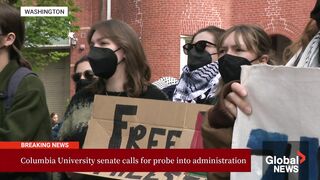 Columbia University’s senate votes to investigate school’s leadership on Gaza protests