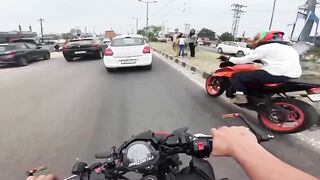 Bike Riding In High Traffic