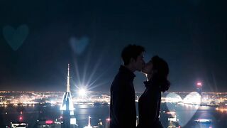 Our moment under the city light.