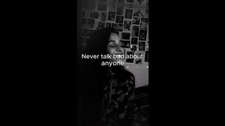 Never talk bad about anyone Because...????#asthetic #sadgirlstatus #sadstatus #trending