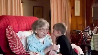 He wanted to play hide and seek with grandma.