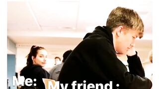 When Me & My Friend Are Trying To Study Soo Silently In Library
