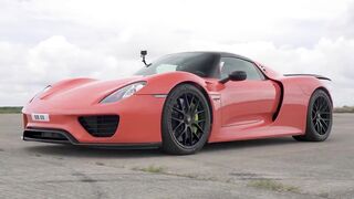 1,000hp AWD Honda v Porsche 918 Spyder: DRAG RACE