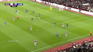 Aston villa 1st goal Vs Chelsea today