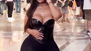 Woman in mall
