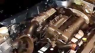 Big engine test out