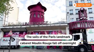 Sails of Paris landmark Moulin Rouge fall off | REUTERS