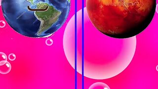 earth v/s mars