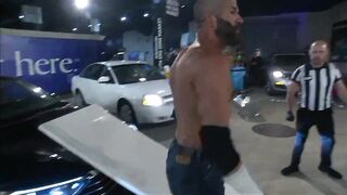 Best Friends Parking Fight AEW Rampage