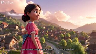 cute girl cartoon