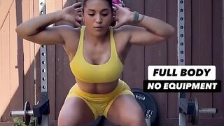 Full Body Workout ???????? no equipment required ????????‍♀️