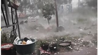 Raining