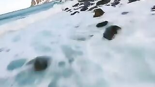 The water