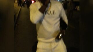 Black man dance in Dubai