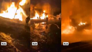 Russian missiles brutally destroy Kiev