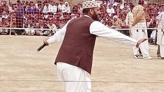 Dance  on volley ball match
