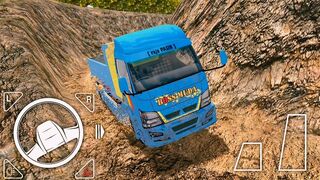 Bussid Truk Bak kayu River Sand Dump Truck | Es Truck Simulator ID Mabar