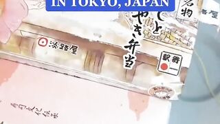 This is a Self-heating bento sold on the train of Japan! I attached a video explaining how it works.