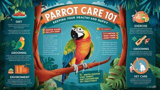 Parrot Care 101: Keeping Your Bird Healthy and Happy