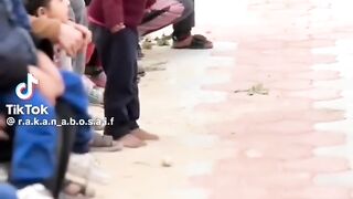 These are the children of Gaza who cannot be defeated. They alone have a very strong faith