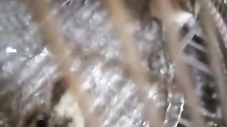 The water running