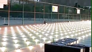 Drone lightshow behind the scenes   sounds like beehive