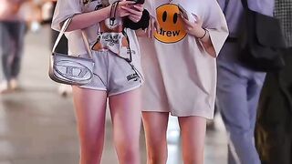 #Perfect Body # Long Legs, Fashion Street Shooting