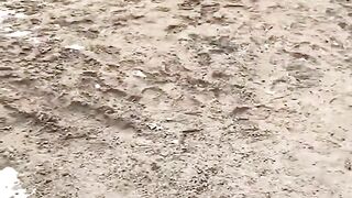 Kid gets his toung stuck on cold pole