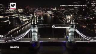 See London's Tower Bridge get a spring cleaning.