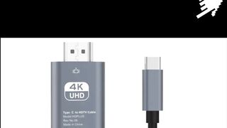 Type C To HDMI-compatible Adapter Cable Type C To HD 30Hz 4k USB C Cable Extend Screen Laptop Projector High-definition Adapter