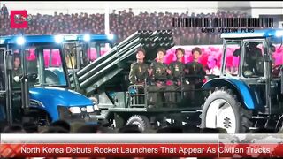 North Korea hides MRLSs in civil trucks and farm equipment.