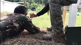 Scout Rangers confidence firing.