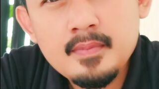 Singing Indonesian dangdut music