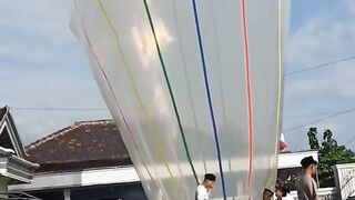 A very large  air balloon