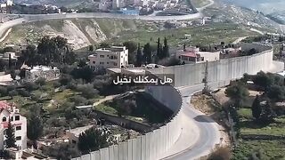 This is the truth about the Israeli Wall of Shame. On the Palestinian people